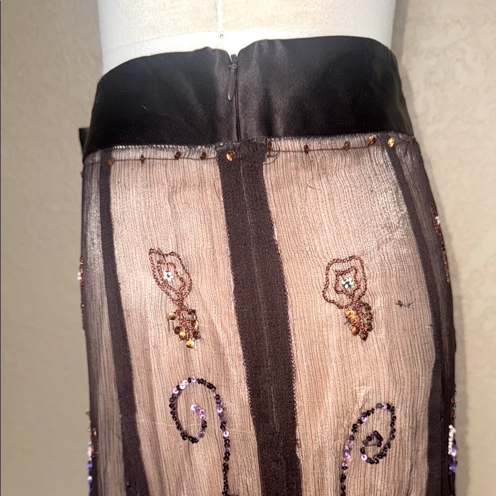 Gorgeous J. Peterman Co Embellished Skirt NWOT - Picture 10 of 16